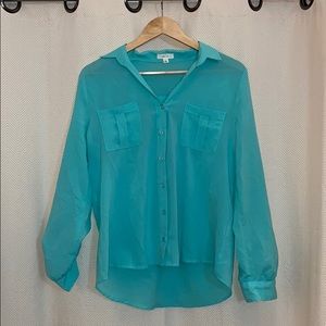 - MINE - Turquoise Blouse, L